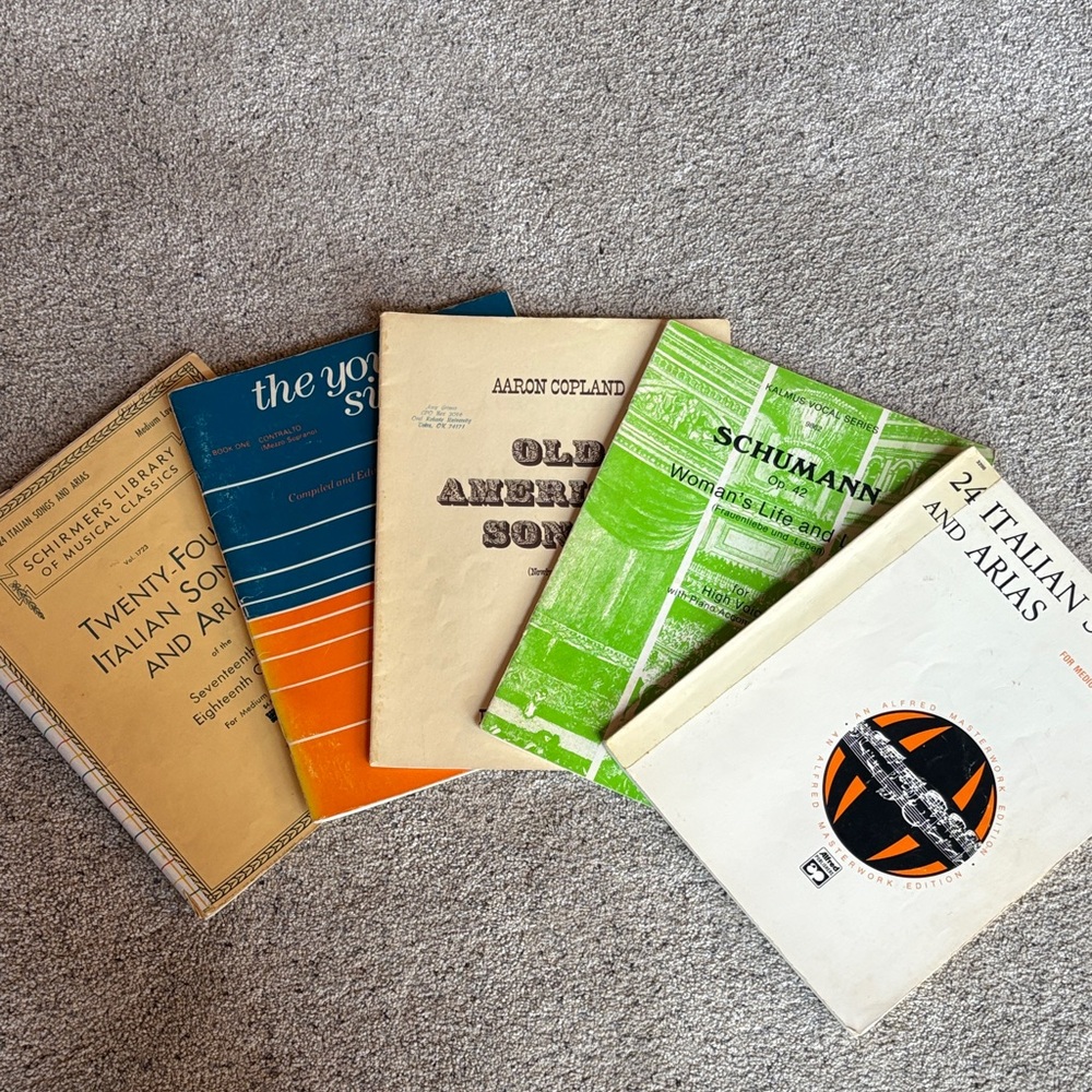 Collection of Vintage Music Books